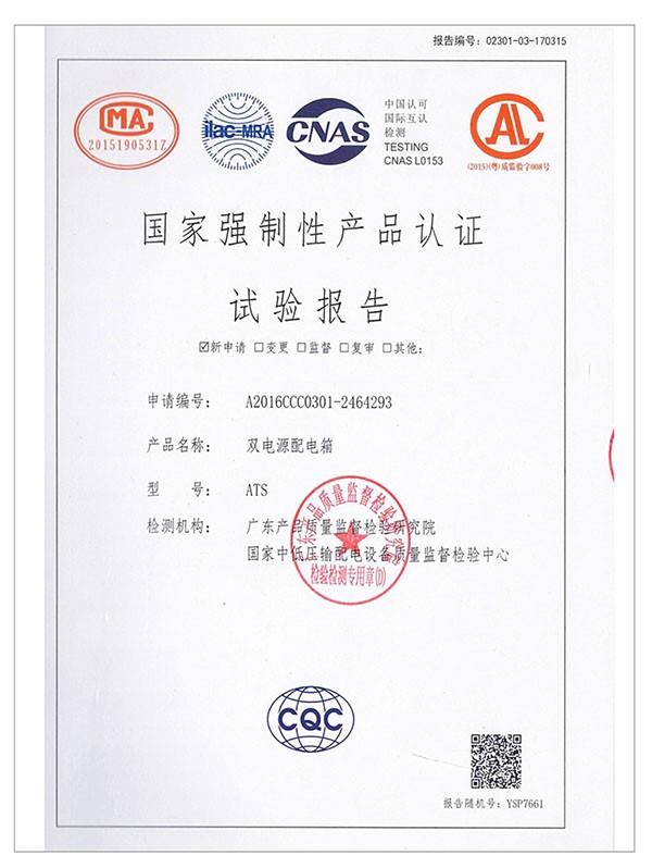 ATS雙電源配電箱